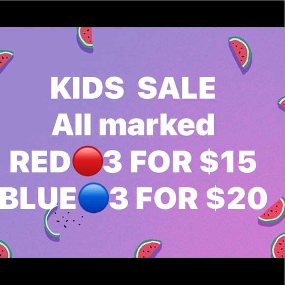 Other - Kids only 🔵🔴